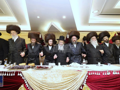 געהויבענע רבי'שע חתונה געפייערט פון החתן בן האד' מביאלא בית שמש