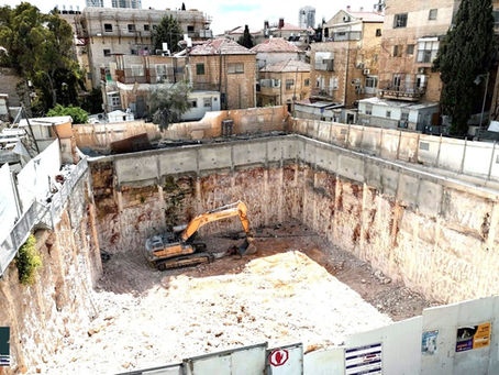 הנחת אבן הפינה פארן בנין האדיר דק"ק סאטמאר ירושלים וועט פארקומען ביומא דהילולא פון הרה"ק מסאטמאר זי"ע כ"ו אב