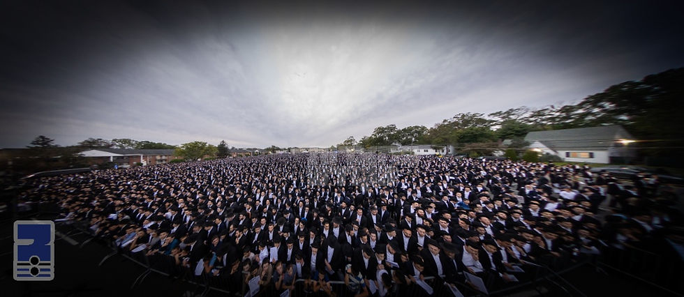 שווערע טויזנטער פארזאמעלט אין עיה"ת לעיקוואוד ביים גרויסן מעמד "זעקת הגולה" אפגעראכטן בחוצות העיר