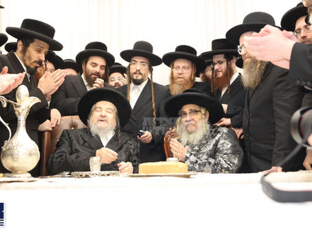 ווידיאו • ביקור כבוד פון האד' מסאטמר במעונו פונעם פאר הדור הגה"צ רבי יעקב מאיר שעכטער שליט"א