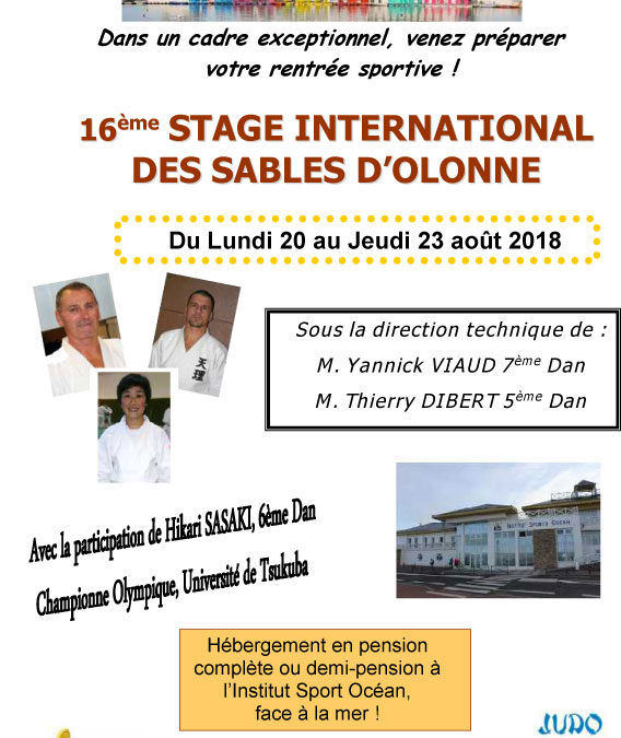 16eme stage international des Sables D'Olonne