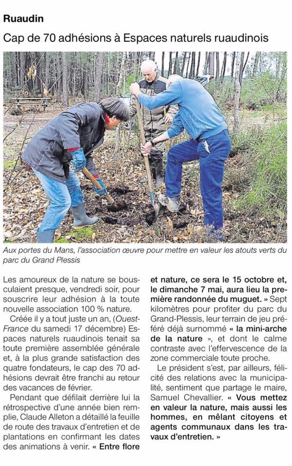 Espaces Naturels ruaudinois