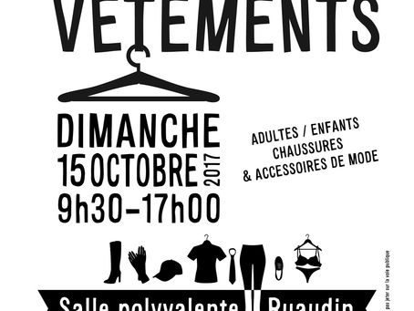 Bourse aux vêtements ce weekend