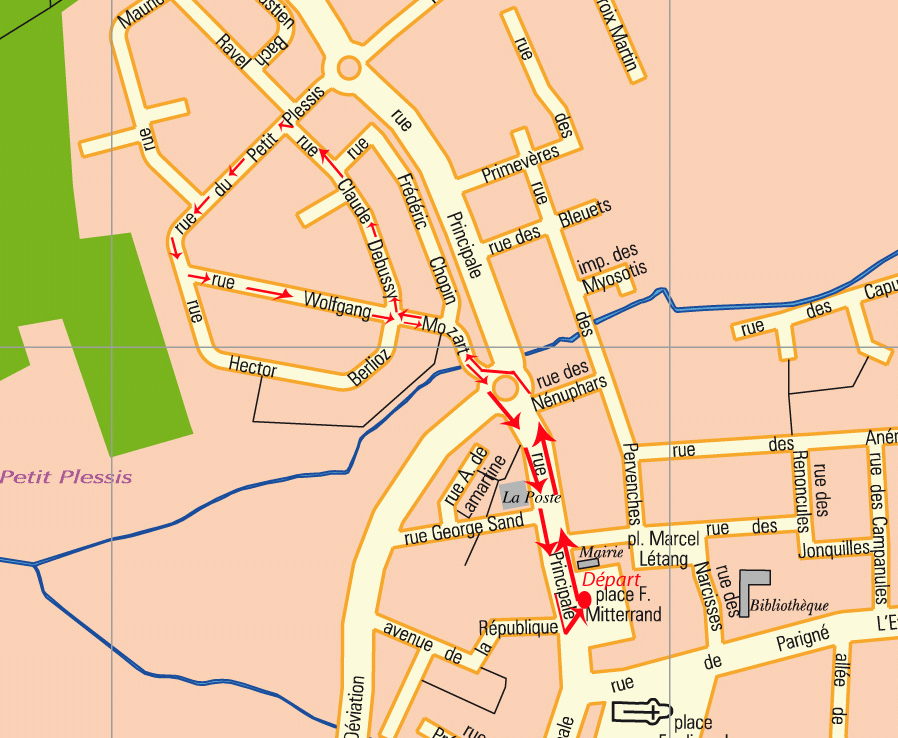 Plan défilé carnaval