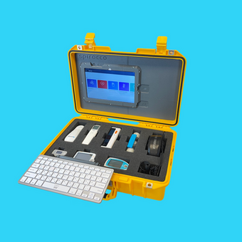Portable point of care terminal with medical devices
