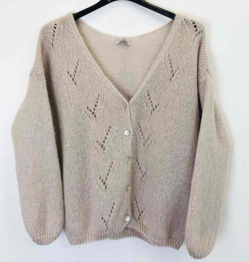 Mohair vest beige
