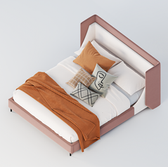 Cama de casal Rosé
