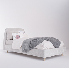 Cama de solteiro Oatmeal nude