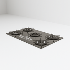 Cooptop Brastemp 5 Bocas Preto