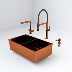 Set de Metais para Cozinha Cobre