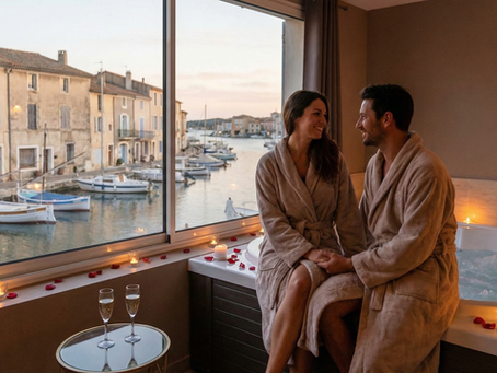 Vivre l’instant présent à deux : Suite romantique proche de Martigues