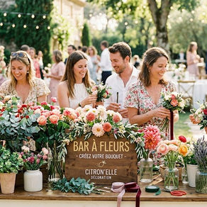 Bar à fleurs : l'animation florale qui marque vos invités