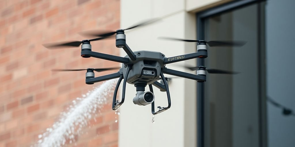 Accessibilité et polyvalence du nettoyage par drone