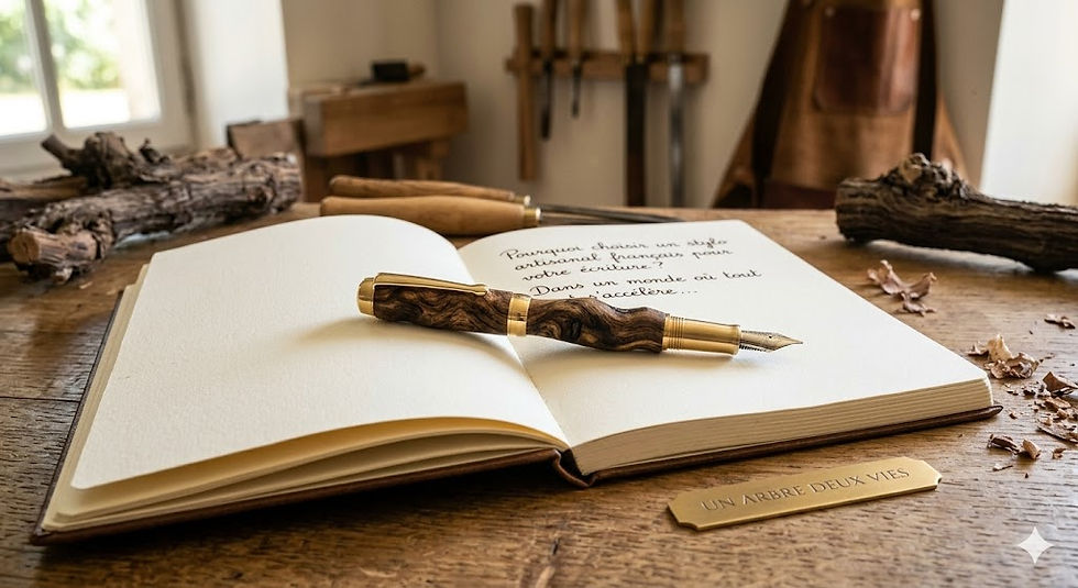 Pourquoi choisir un stylo artisanal fabriqué en France