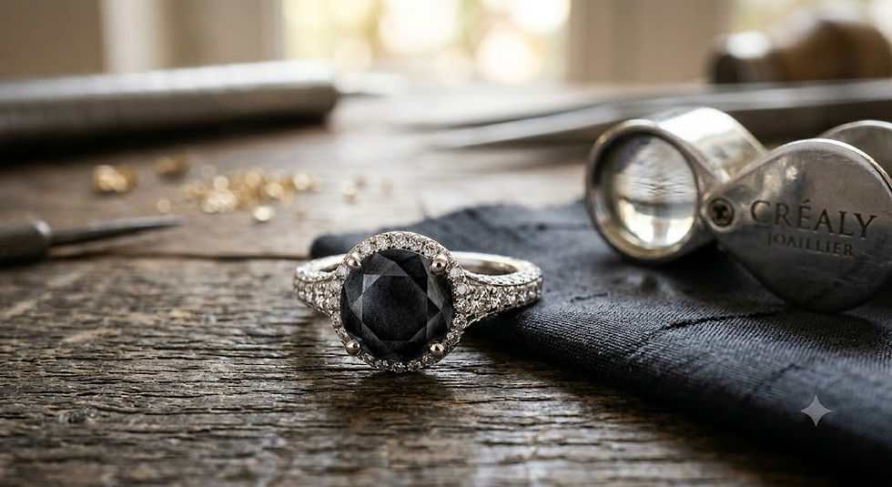 Bague diamant noir : Guide complet d'une gemme mystérieuse et audacieuse