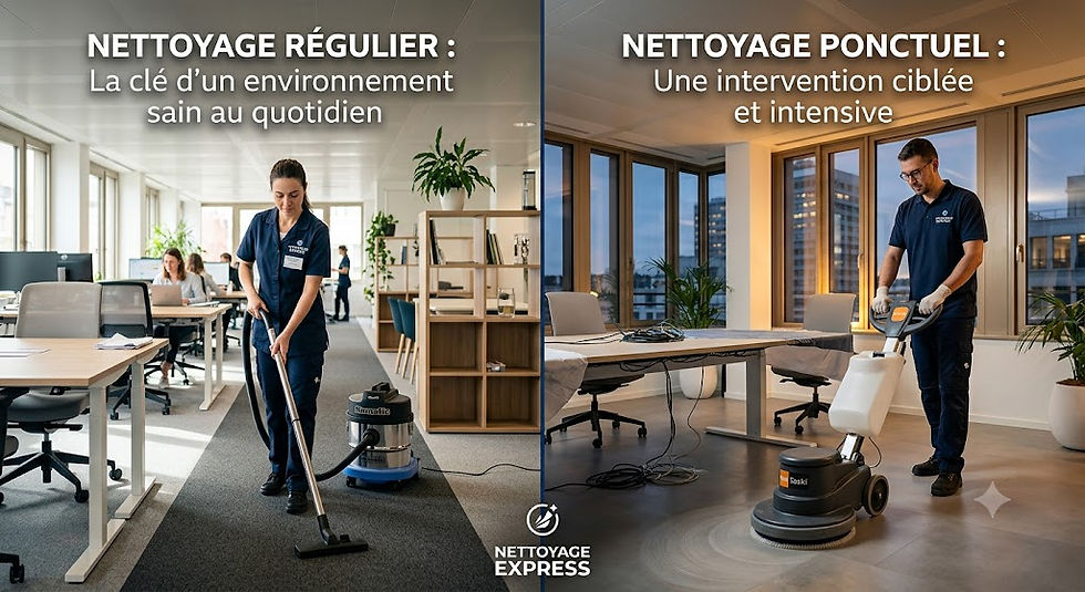 Nettoyage ponctuel ou régulier : comment faire le bon choix pour vos locaux ?