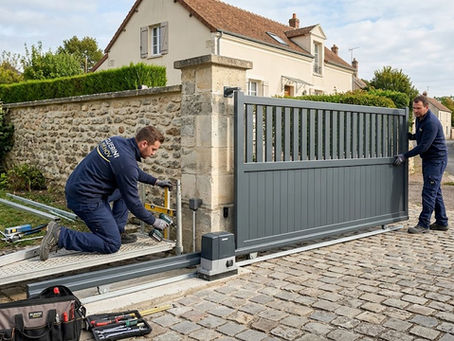 Portail battant ou coulissant : lequel convient à votre terrain ? Conseils de votre installateur portail Val d'Oise