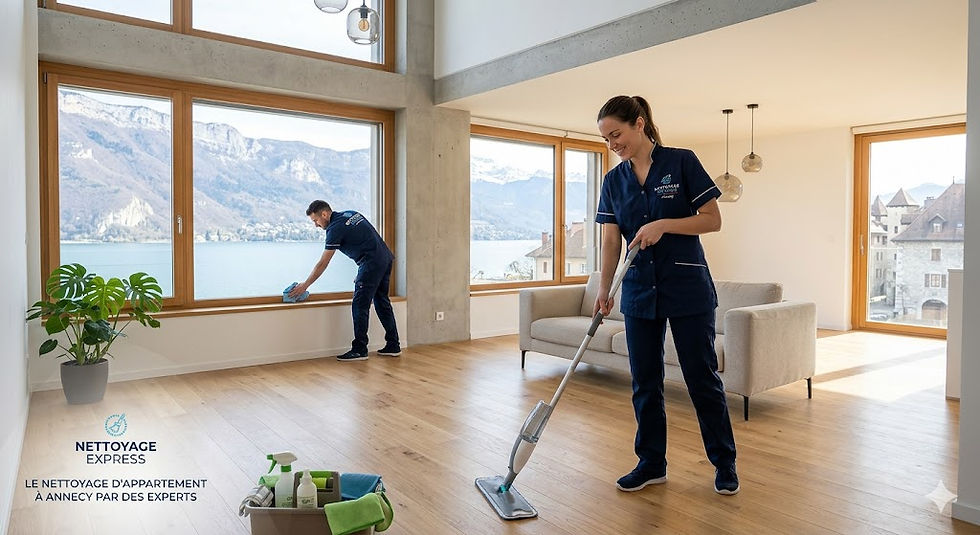 Nettoyage d’appartement à Annecy : dans quelles situations faire appel à un professionnel ?