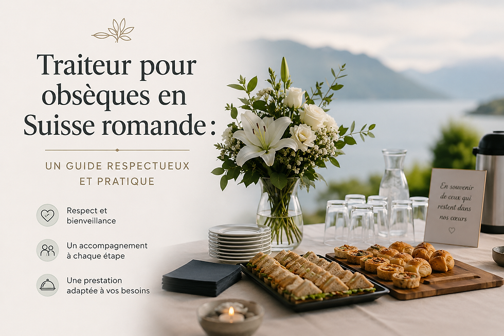 Traiteur pour obsèques en Suisse romande : un guide respectueux et pratique