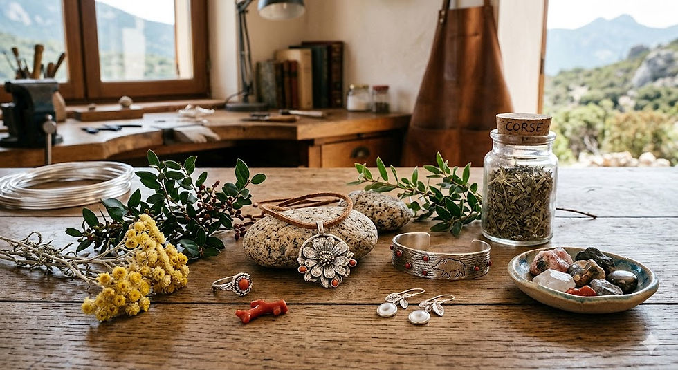 Inspiration nature : quand la Corse se porte en bijou