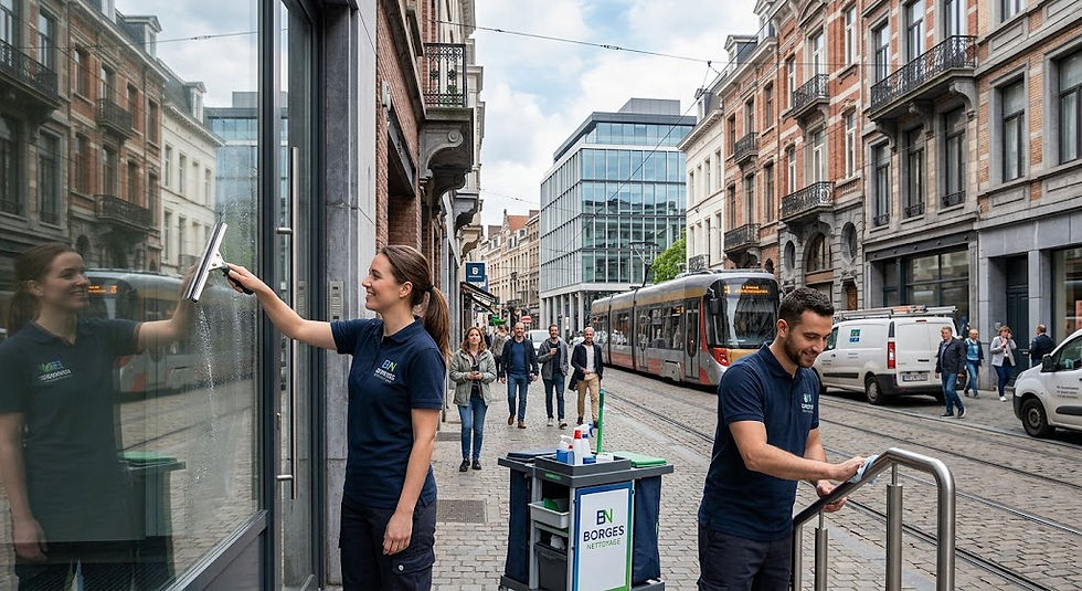 Société de nettoyage Bruxelles : les 3 défis du nettoyage en zone urbaine dense