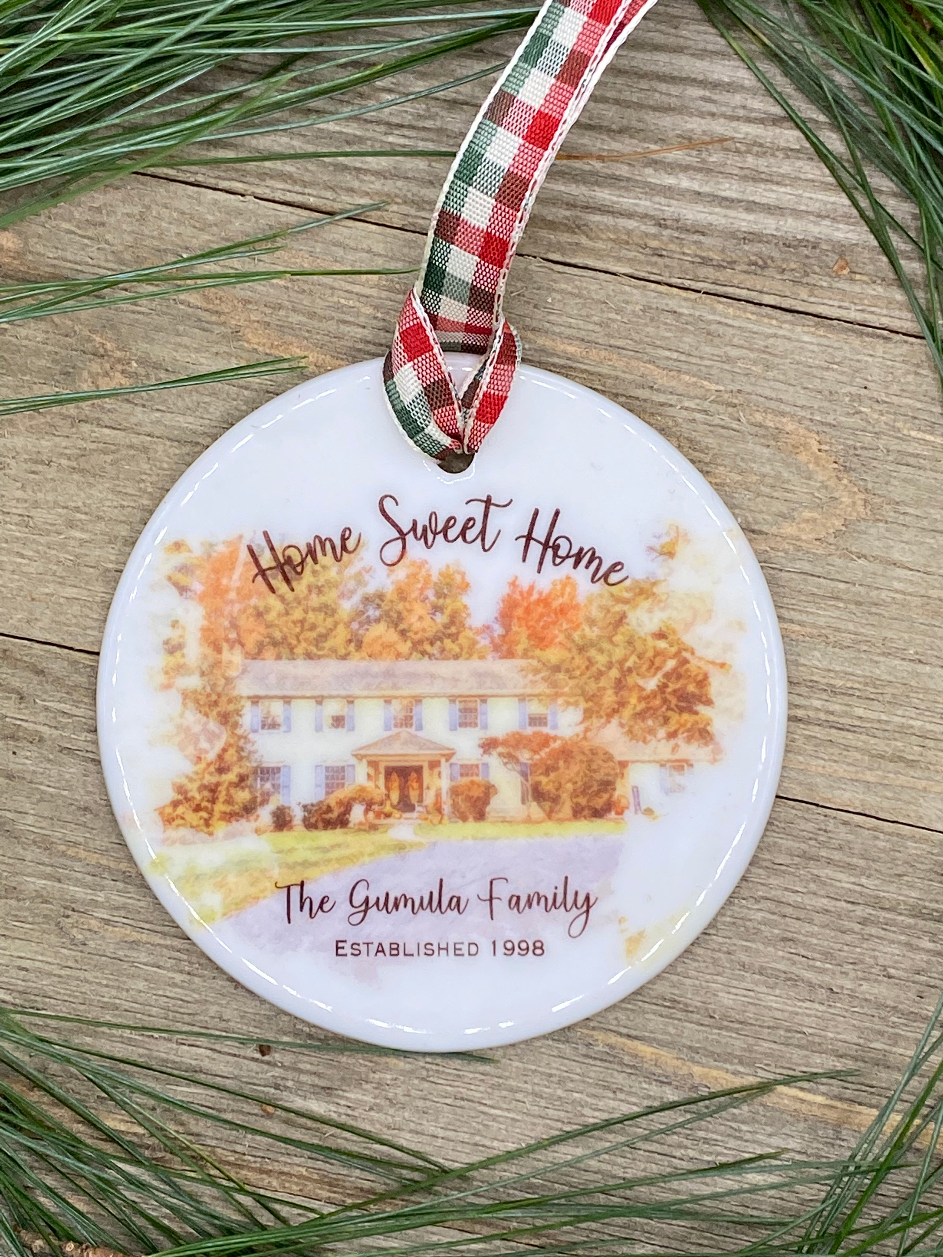 Custom Circle Ornaments