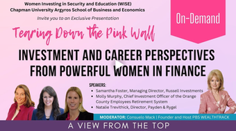 Webinar | Investment and Career Perspectives From Powerful Women in Finance
