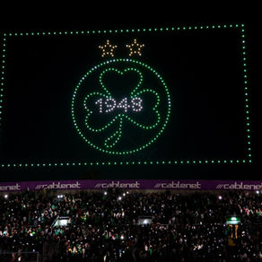 Omonoia FC Celebrates Championship Glory with Spectacular Drone Light Show in Cyprus