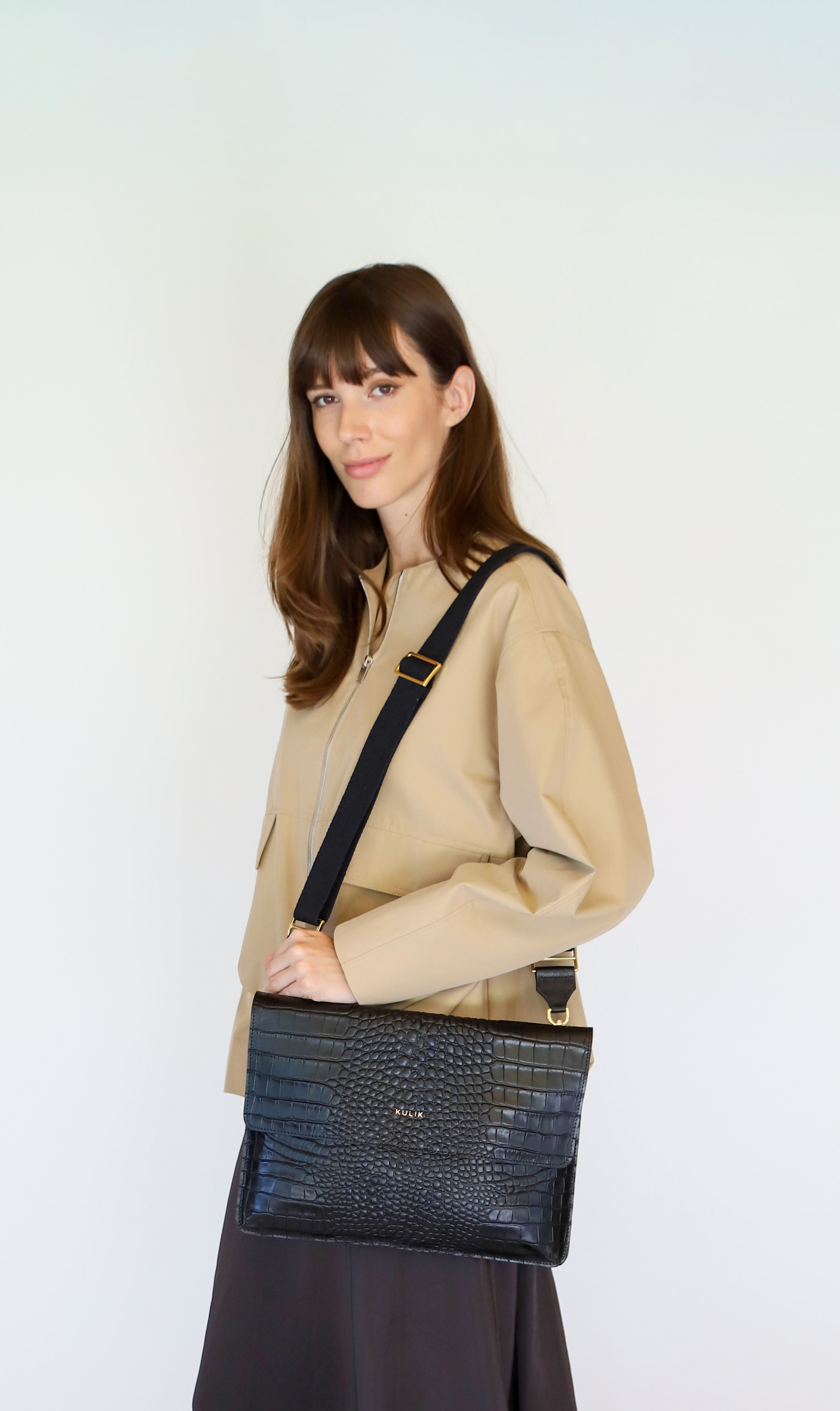 Skórzane Etui na Laptopa z Kieszenią