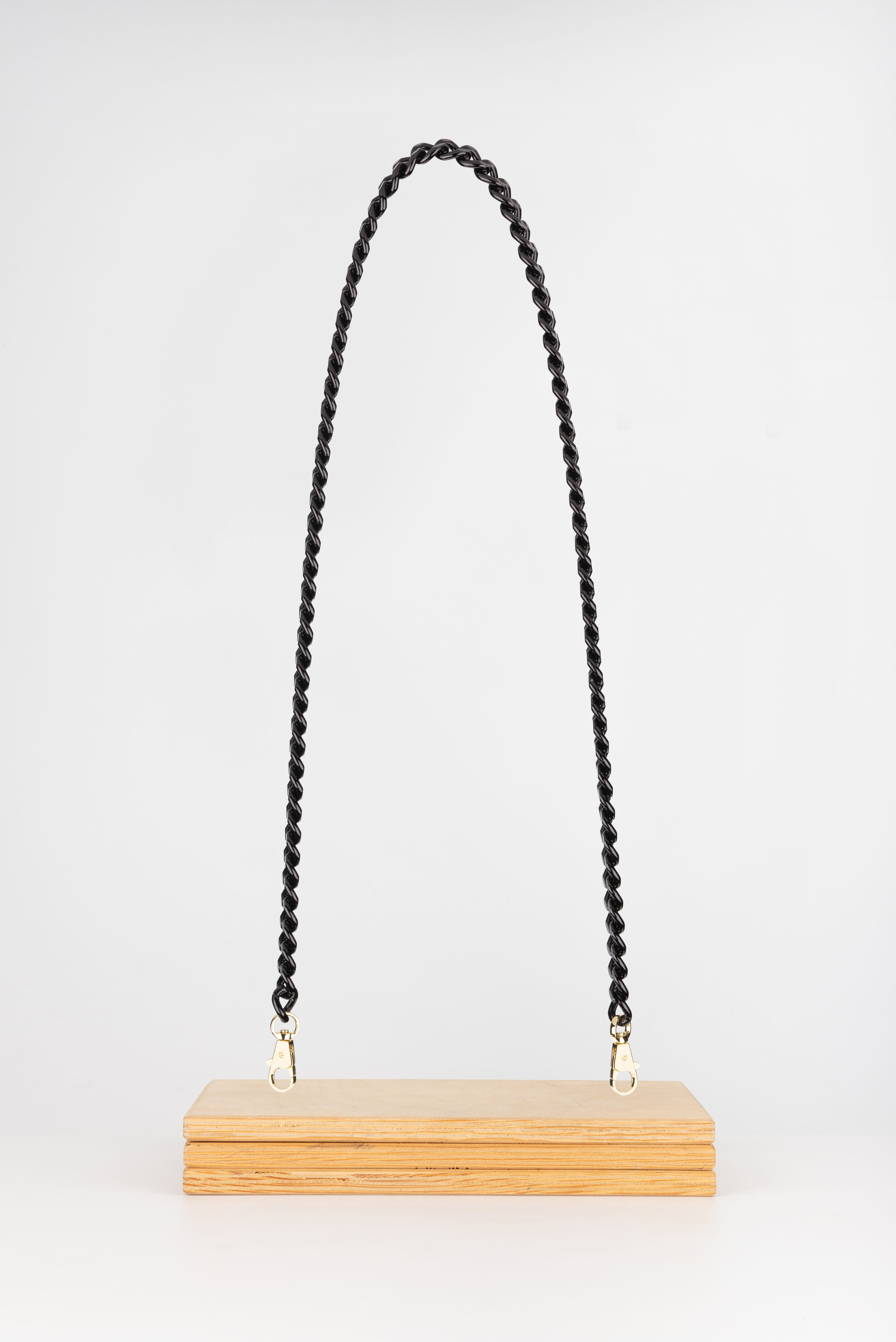 Pasek łańcuszek czarny