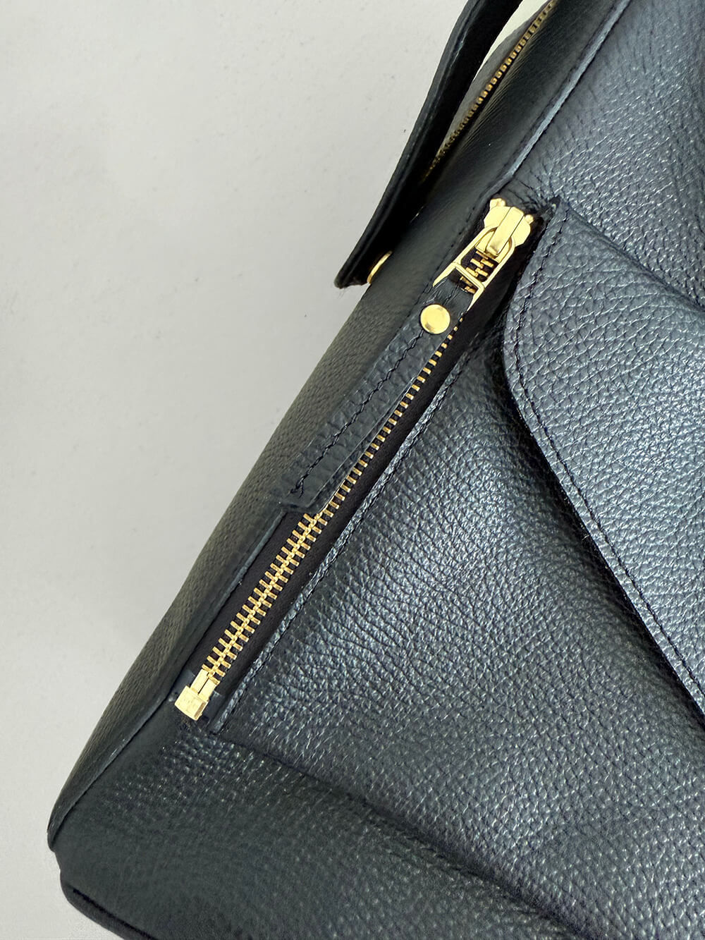 Torba na laptopa Office Love skórzana czarna