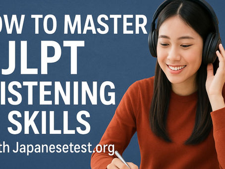 How to Master JLPT Listening Skills with Japanesetest.org