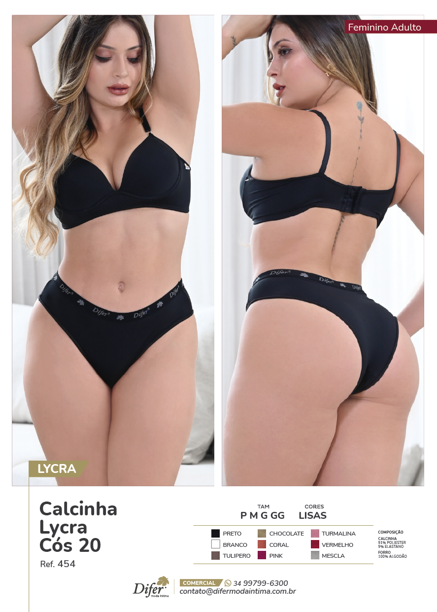 Miniatura: Calcinha Lycra Cós 20