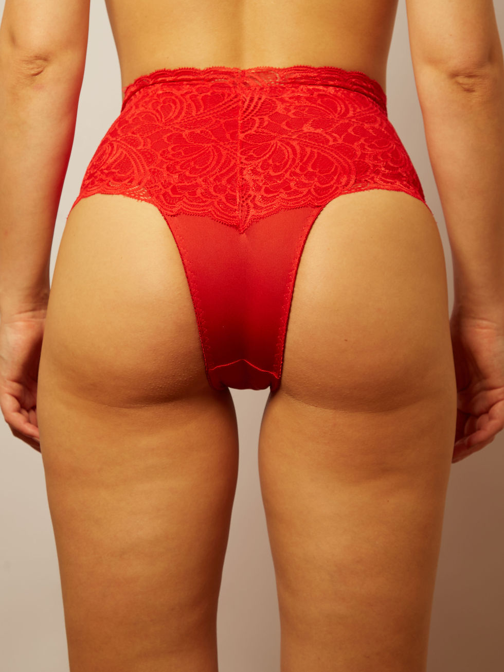 Miniatura: Calça Cinta com Renda