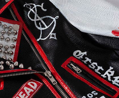 Thumbnail: "Alien Sex Fiend" Studded Biker-Style Punk Jacket