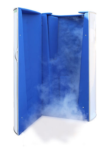 Venta sauna criogenica - fría para tratamientos de crioterapia. Ventas en Argentina, México, Chile, Uruguay, Panamá, Perú, Colombia, Ecuador.