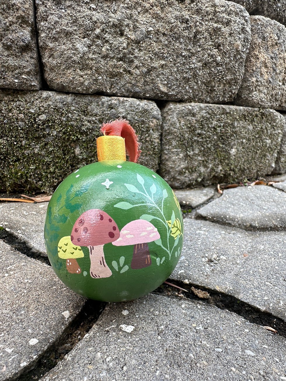Thumbnail: Mushrooms, Butterflies & Snail Ornaments