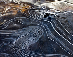 Swirling ice