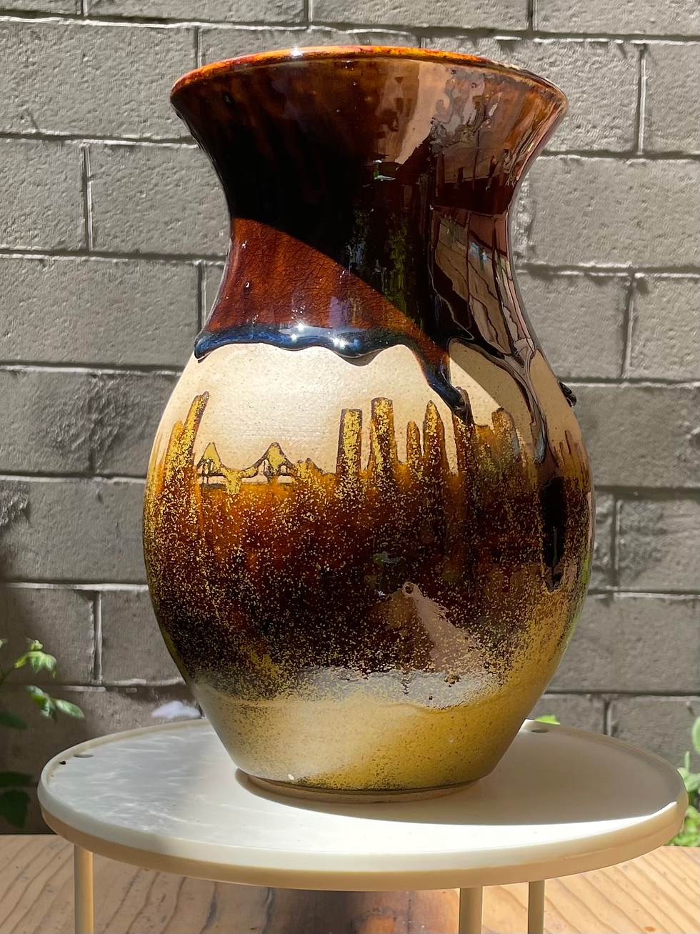 Thumbnail: Waxed Skyline Tulip Vessel