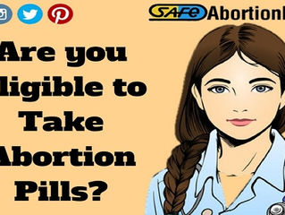 Are you Eligible to Take Abortion Pills?