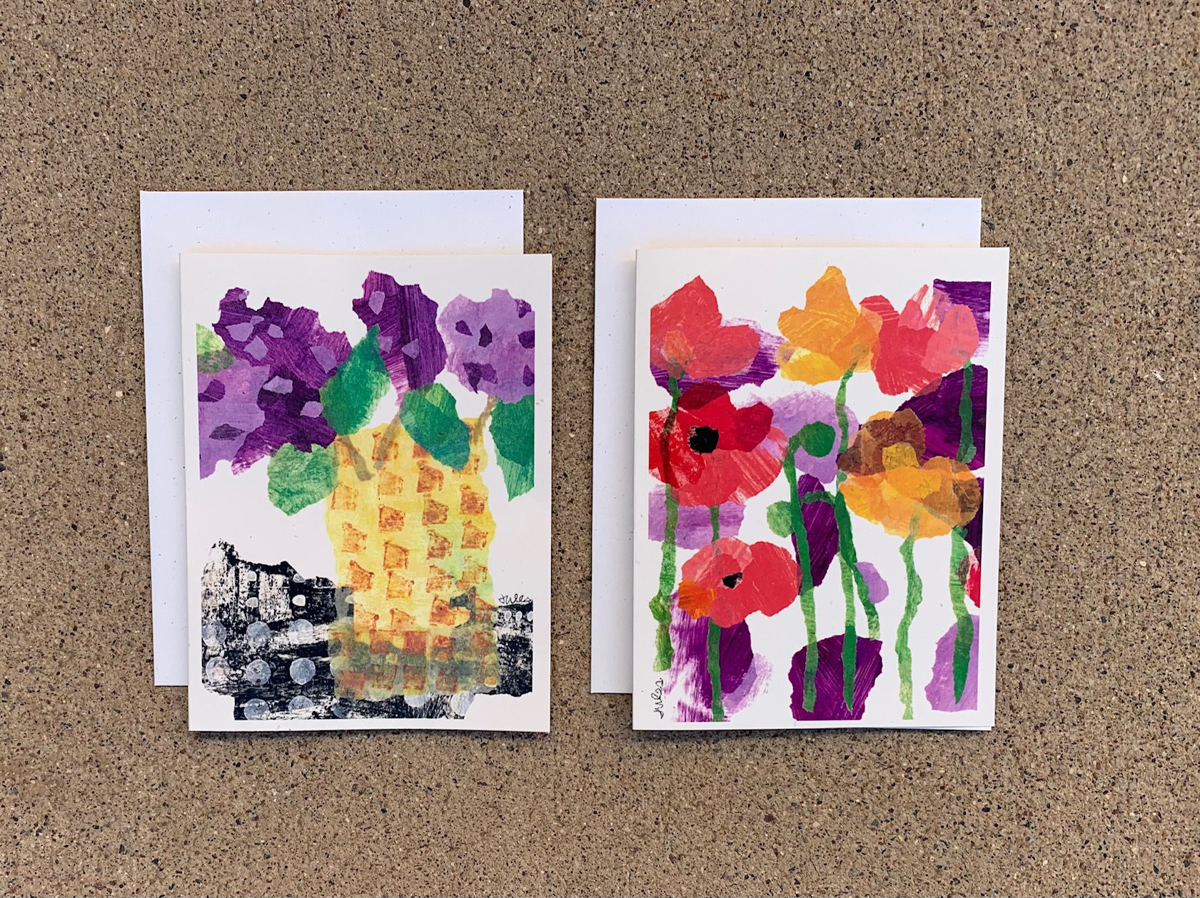 Lilac & Poppy 8 Boxed Notecards