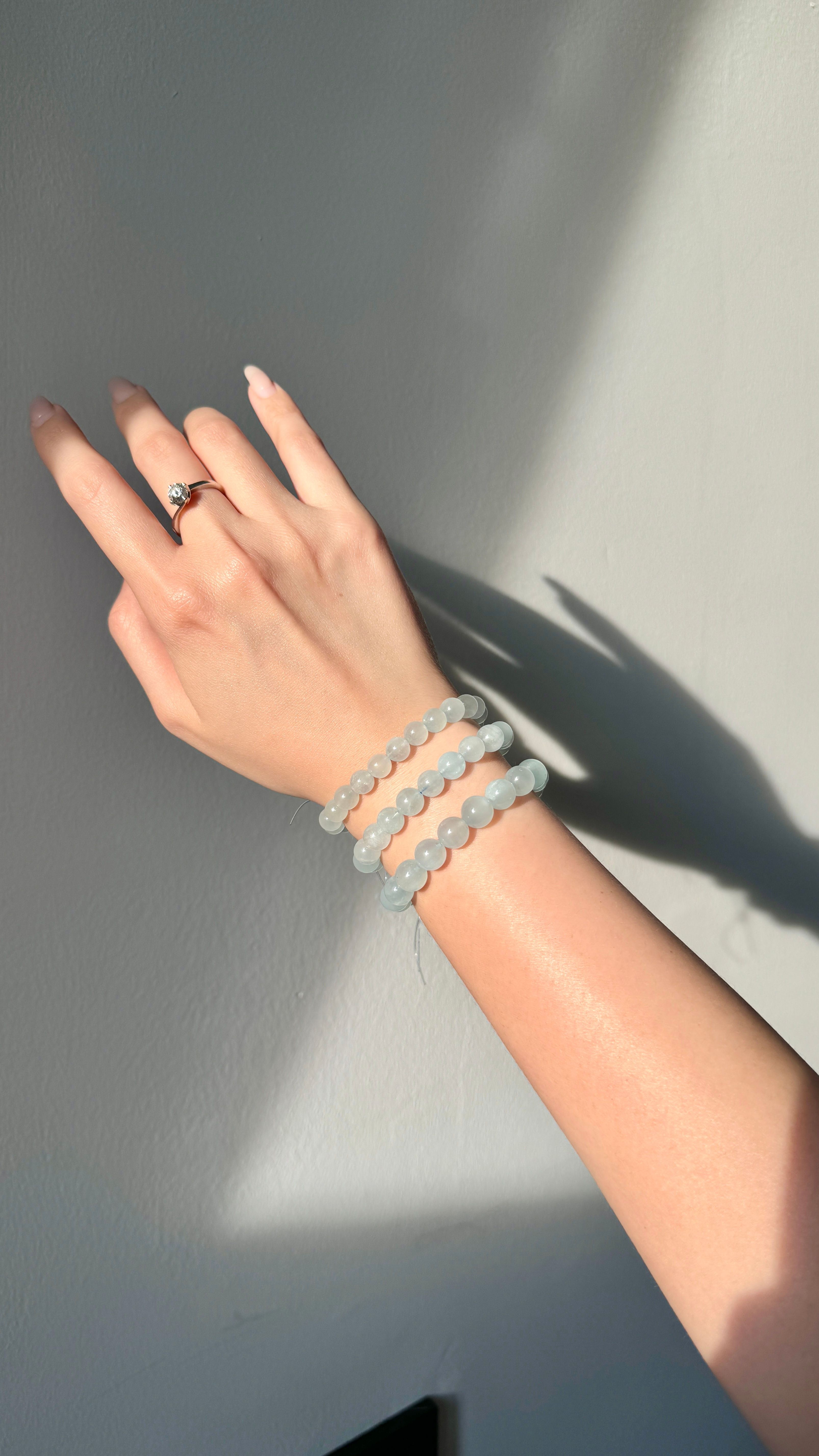 Aquamarine Baby Blue 海蓝宝 – The Stone of Communication & Calm 🌊