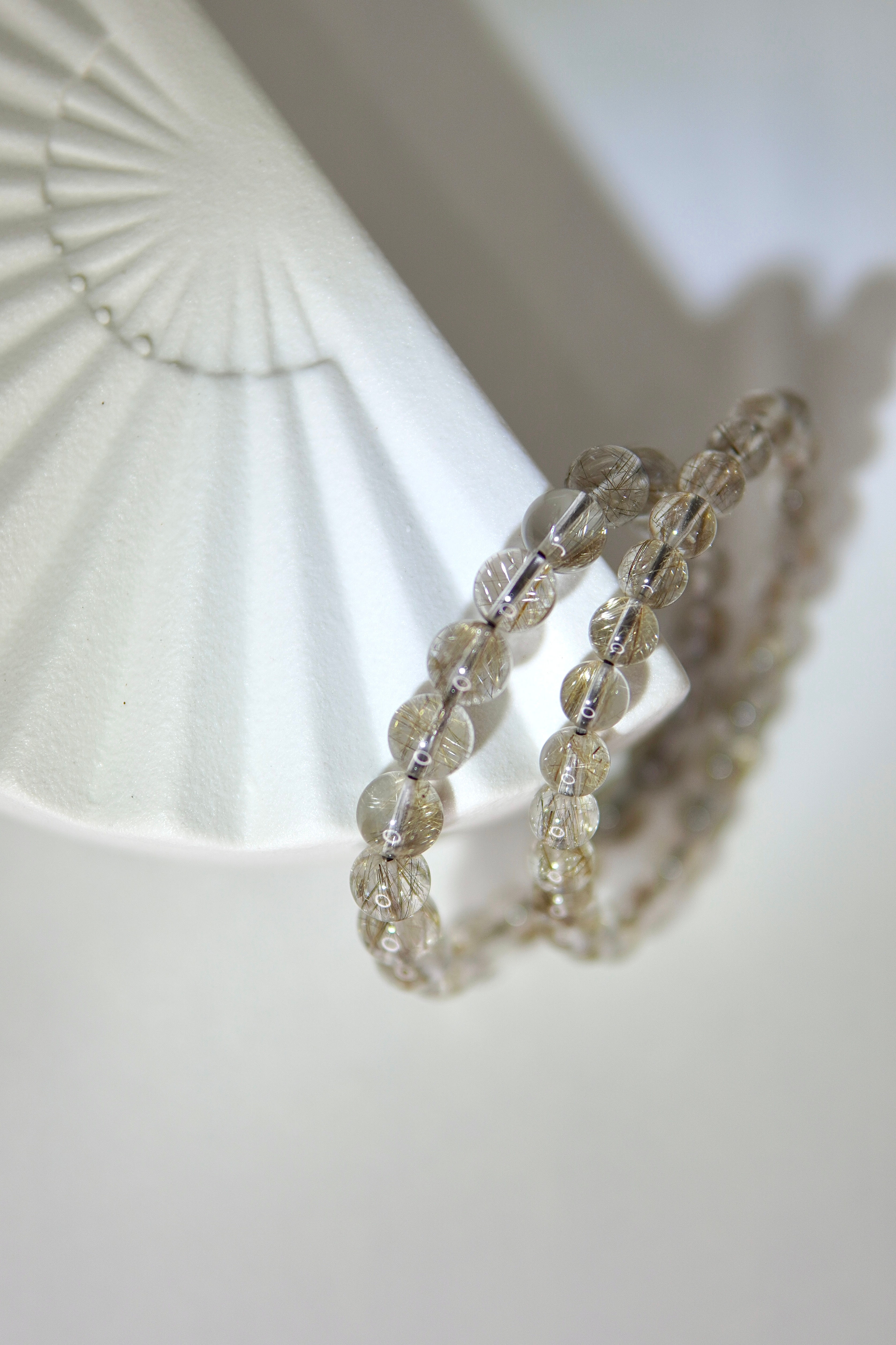 高等级干净体银发晶 (High Grade Silver Rutilated Quartz) – The Stone of Clarity 💎✨