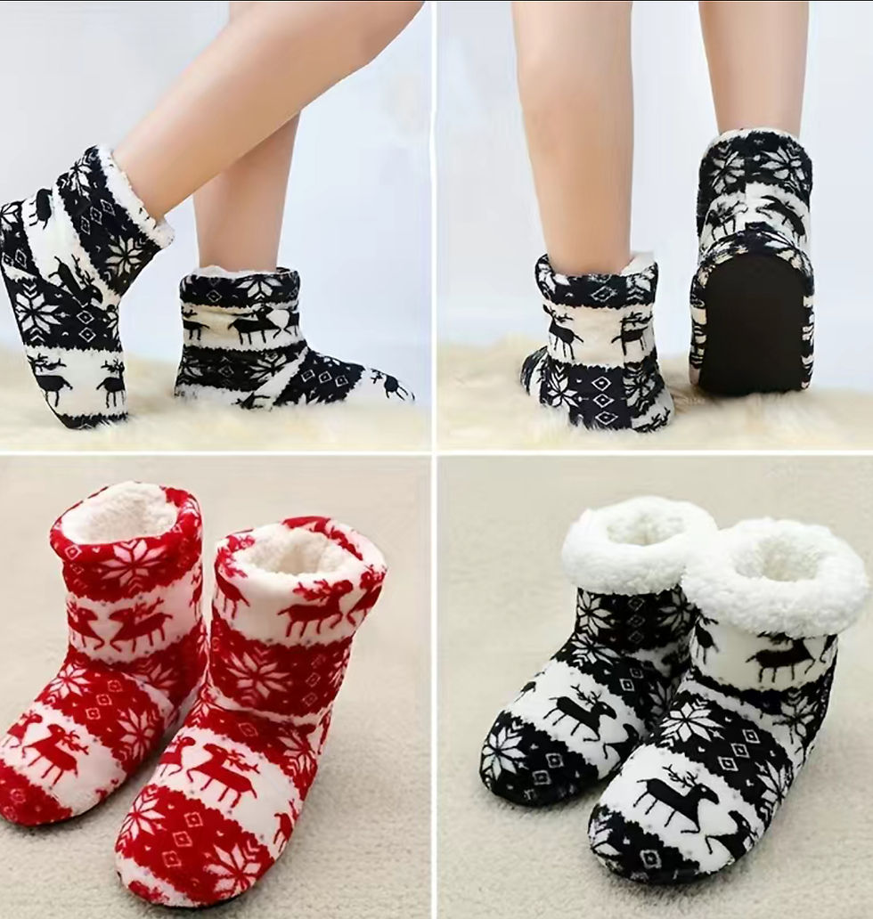 Miniatura: Fleece Lined House Slippers | *Washable