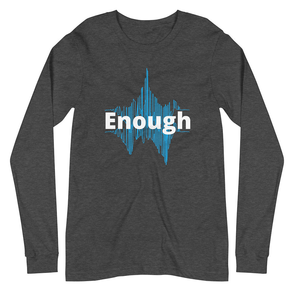 Miniatura: Enough Unisex Long Sleeve Tee