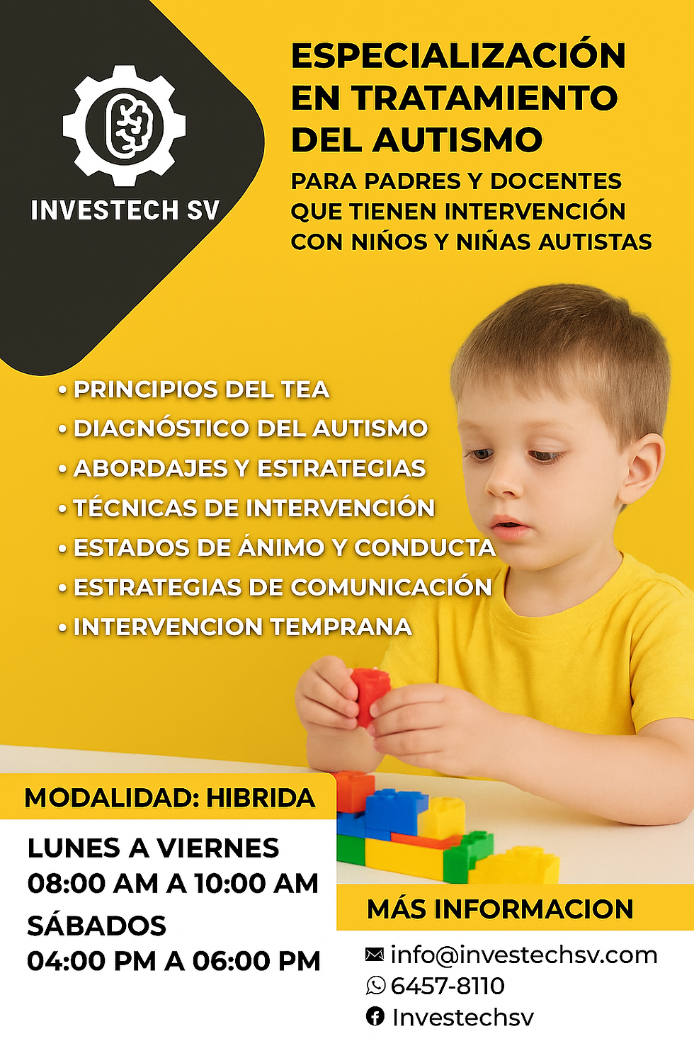 Diplomado en Tratamiento del Autismo.