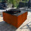 Miniatyrbild: BLOCK GRILL CORTEN 80x80x40