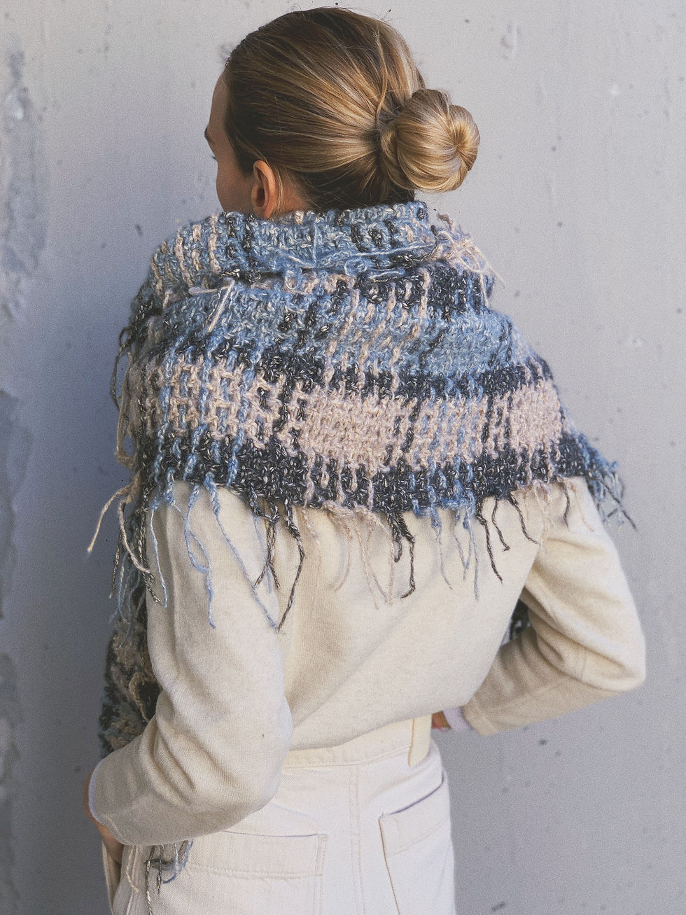 Miniatura: PATRON GANCHILLO BUFANDA FRIDA