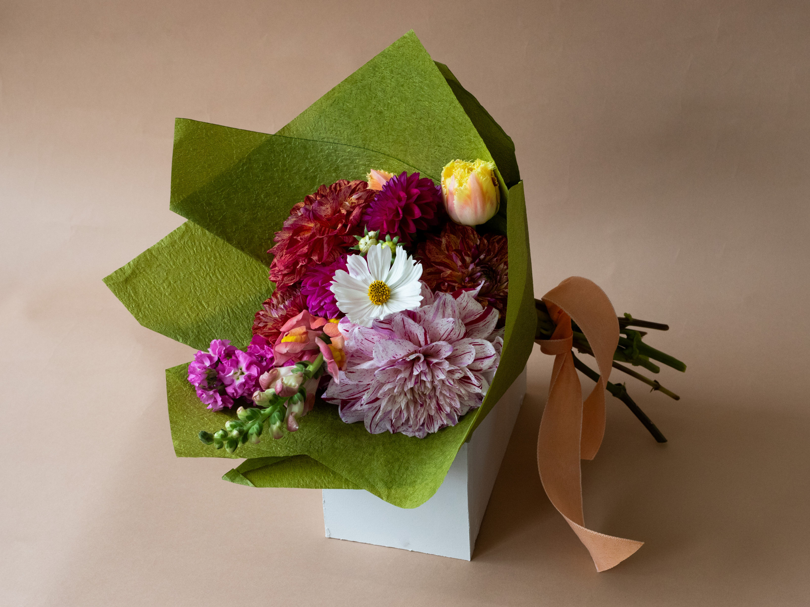 Bunch of bright flowers