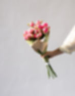 Bouquet of cluster roses